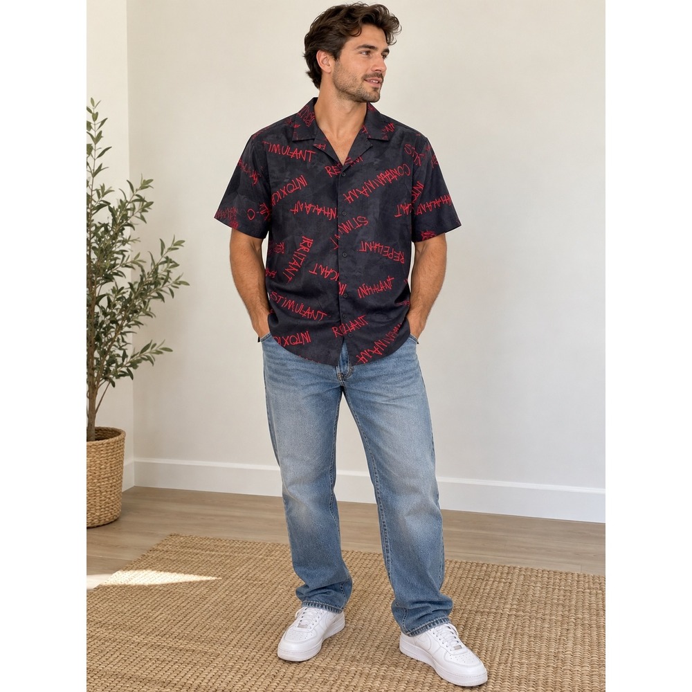 Ksubi Intoxicant Resort Short Sleeve Shirt – Men's Designer Streetwear
